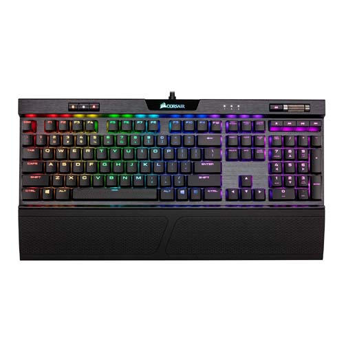 Corsair K70 RGB MK.2 Low Profile Mechanical Gaming Keyboard - Cherry MX Low Profile Red (CH-9109017-NA)