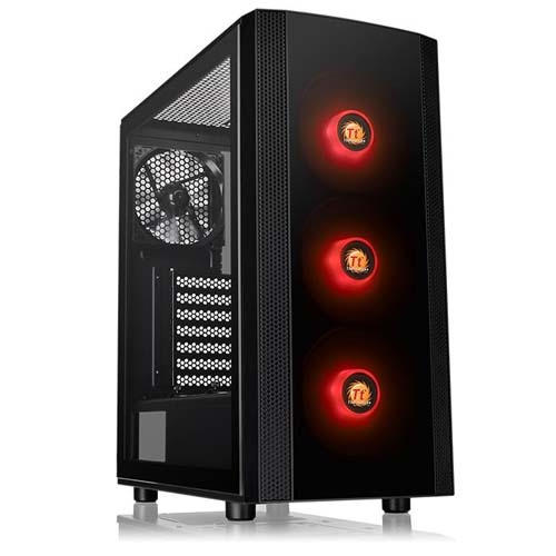 Thermaltake Versa J25 Tempered Glass RGB Edition Mid Tower Chassis (CA-1L8-00M1WN-01)