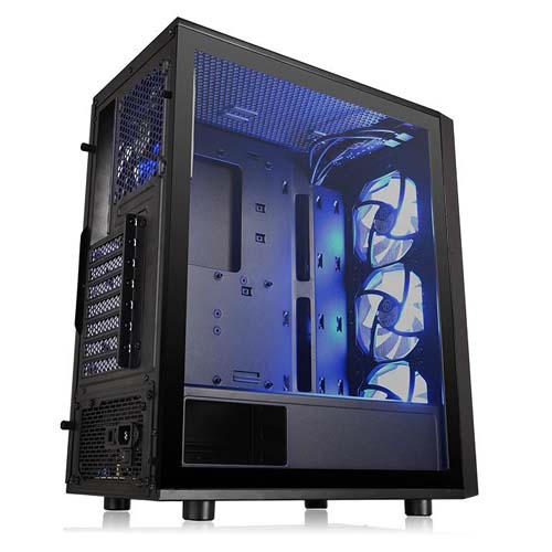 Thermaltake Versa J25 Tempered Glass RGB Edition Mid Tower Chassis (CA-1L8-00M1WN-01)