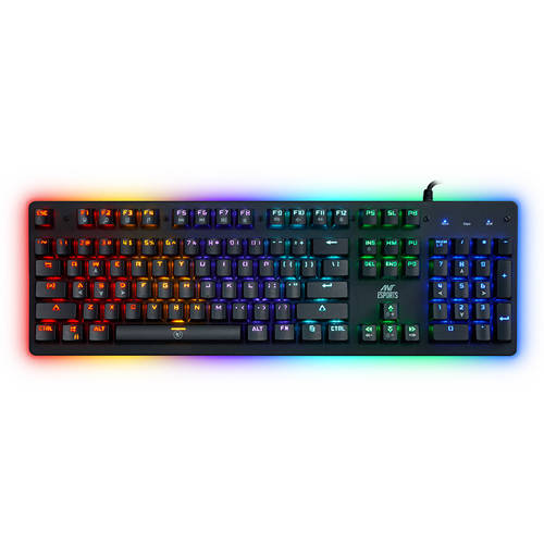 Ant Esports MK3000 Multicolour LED Backlit Wired Mechanical Keyboard with Blue Switches