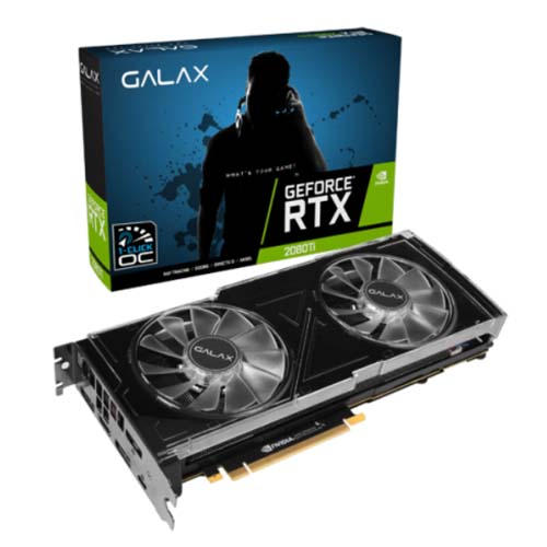 GALAX GeForce RTX 2080Ti Dual Black(1-Click OC) 11GB GDDR6 (28IULBUCT4ND)