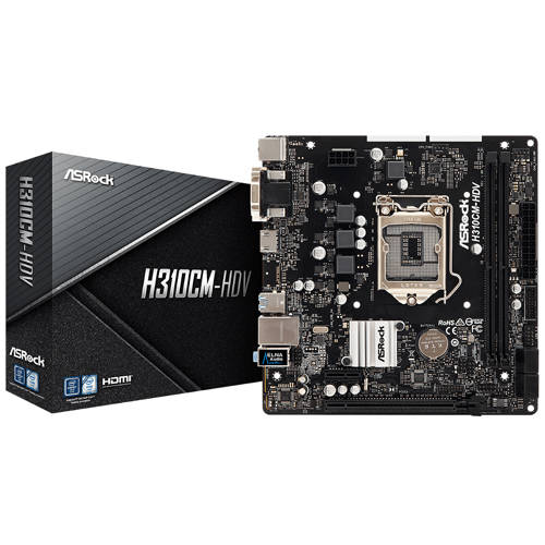 Asrock H310CM-HDV Intel Motherboard