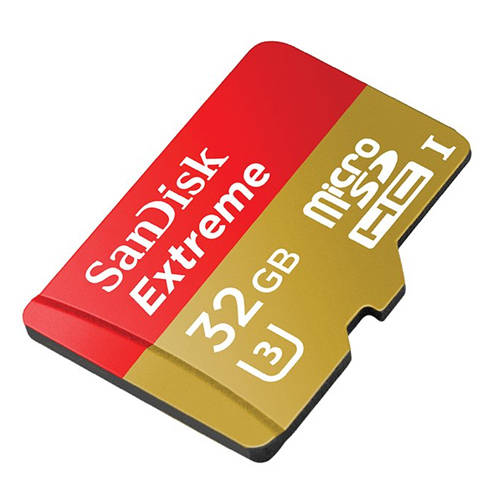 SanDisk Extreme microSDXC UHS-I Card (SDSQXAF-032G-GN6MA)
