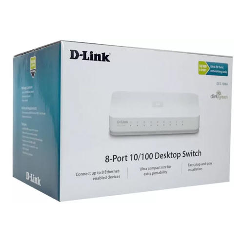 D-Link 8-Port 10-100 Ethernet Switch (DES-1008c)