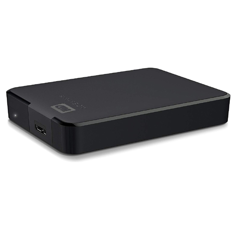 Western Digital Elements 4TB Portable External Hard Drive - Black (WDBHDW0040BBK)