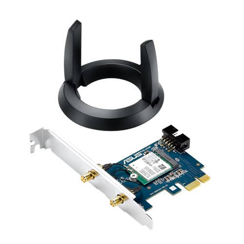 Asus AC1200 Dual-Band PCIe Wi-Fi Adapter with Bluetooth (PCE-AC55BT B1)