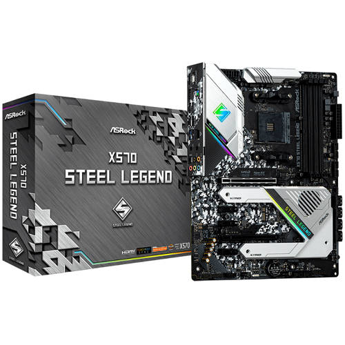 Asrock X570 Steel Legend AMD AM4 Socket Motherboard