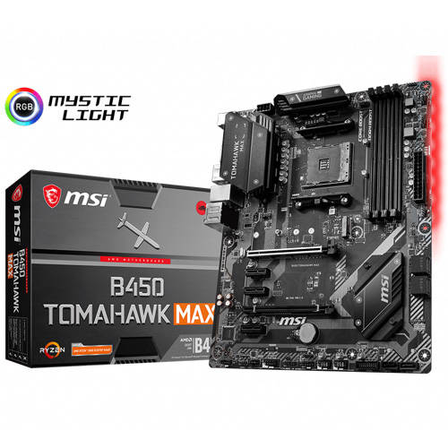 MSI B450 Tomahawk Max AMD AM4 Socket Motherboard