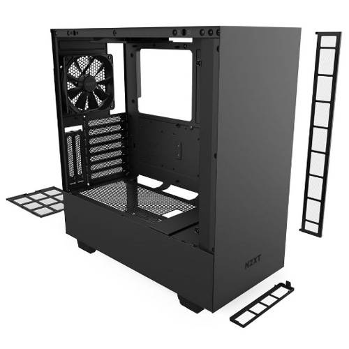 Nzxt H510i Compact Mid-Tower with Lighting and Fan Control - Matte Black (CA-H510I-B1)