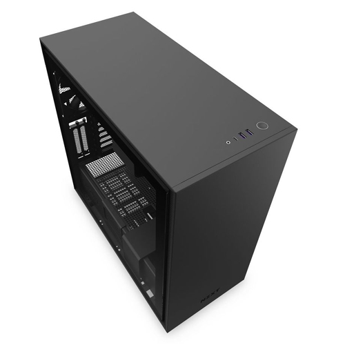 Nzxt H710i Premium ATX Mid-Tower with Lighting and Fan Control - Matte Black (CA-H710I-B1)