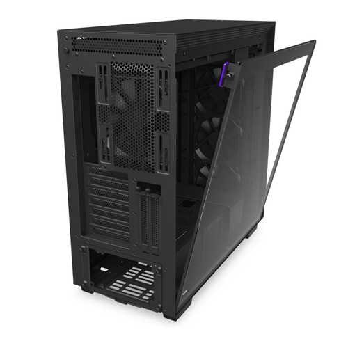 Nzxt H710i Premium ATX Mid-Tower with Lighting and Fan Control - Matte Black (CA-H710I-B1)