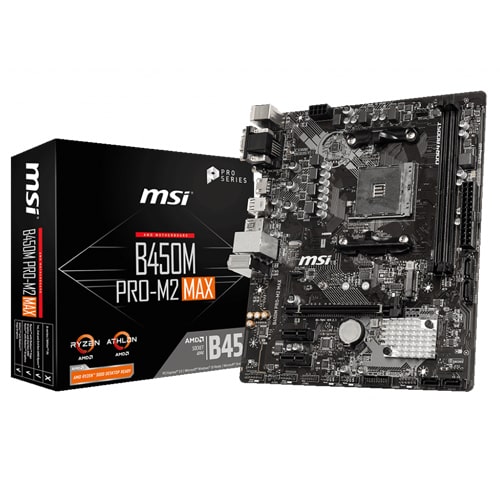 MSI B450M PRO-M2 MAX AMD Motherboard