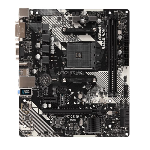 Asrock B450M-HDV R4.0 AMD Motherboard