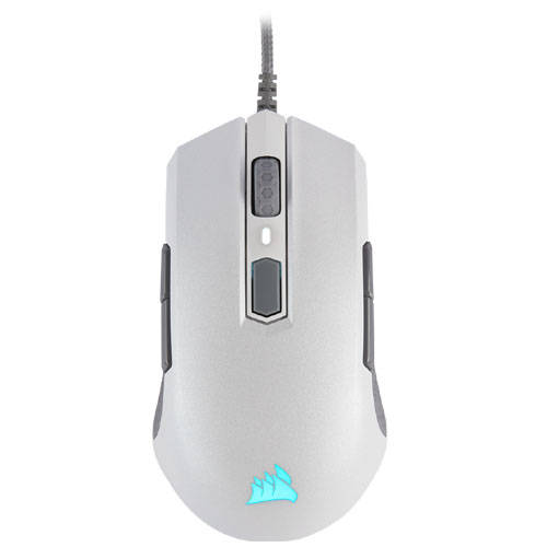 Corsair M55 RGB PRO Ambidextrous Multi-Grip Gaming Mouse - White (CH-9308111-AP)