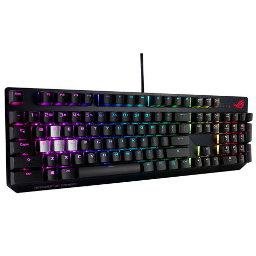 Asus ROG Strix Scope RGB Mechanical Gaming Keyboard - Cherry MX RGB Red Switch (XA02 ROG STRIX SCOPE)