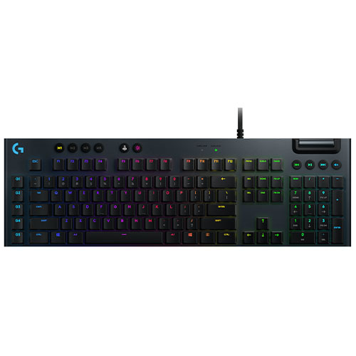 Logitech G813 LIGHTSYNC RGB Mechanical Gaming Keyboard - GL TACTILE (920-008995)