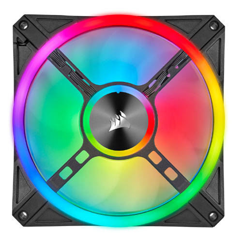 Corsair iCUE QL140 RGB 140mmPWM Dual Fan Kit with Lighting Node CORE (CO-9050100-WW)