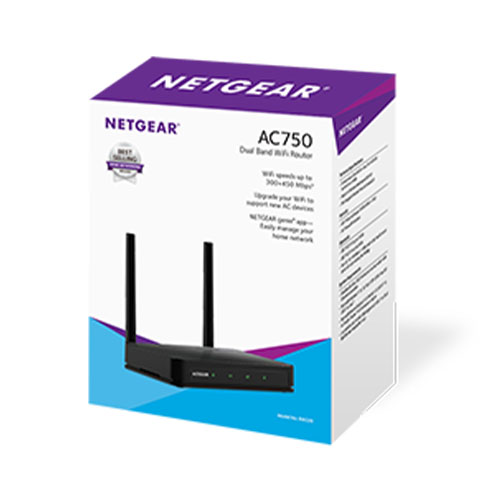 Buy Netgear AC750 Dual Band WiFi Router (R6020) Online at Best Prices in  India - TheITDepot