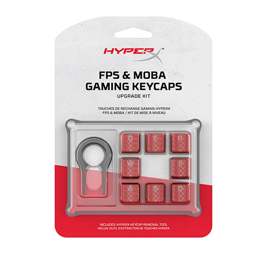 HyperX FPS And MOBA Gaming Keycaps Upgrade Kit - Red(HXS-KBKC1)