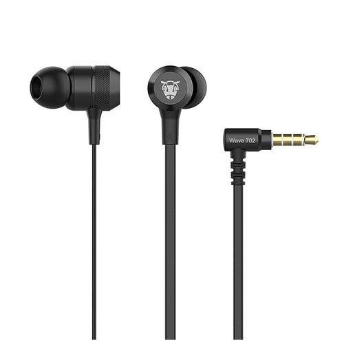 Ant Audio Wave 702 MMetal Wired Earphone with Mic - Black