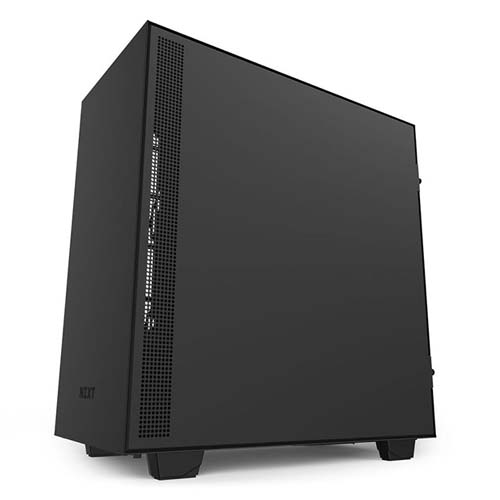 Nzxt H510i Compact Mid-Tower with Lighting and Fan Control - Matte Black-Red (CA-H510i-BR)
