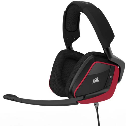 Corsair VOID PRO Surround Premium Gaming Headset with Dolby Headphone 7.1 - Red (CA-9011157-AP)