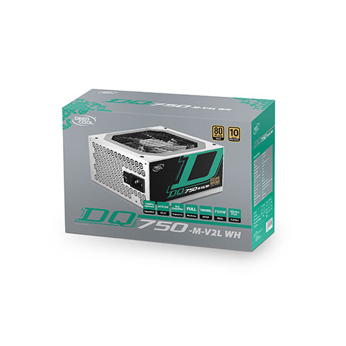 Deepcool 750W Modular Power Supply 80Plus Gold Certified (DP-DQ750-M-V2L WH)