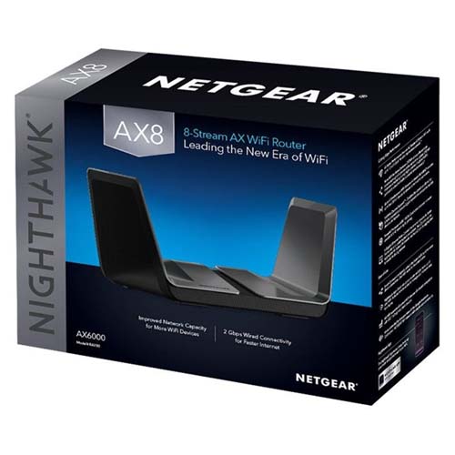 Netgear NightHawk AX8 8-Stream AX6000 WiFi 6 Router (RAX80)