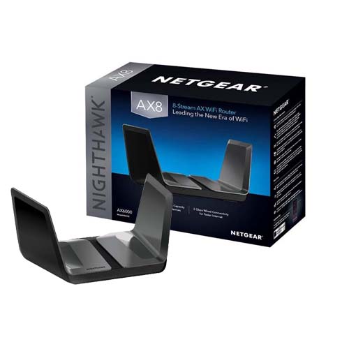 Netgear NightHawk AX8 8-Stream AX6000 WiFi 6 Router (RAX80)