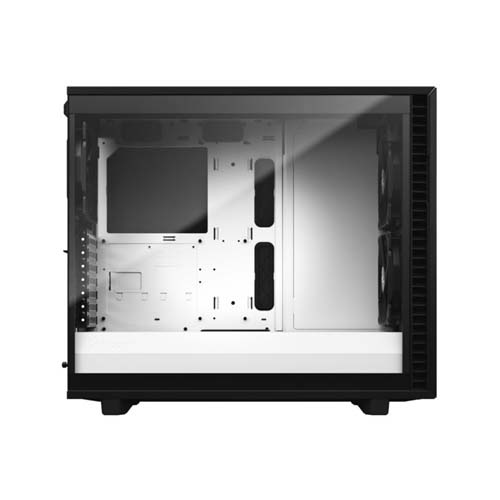 Fractal Design Define 7 Clear Tempered Glass Mid Tower Case - Black-White (FD-C-DEF7A-05)