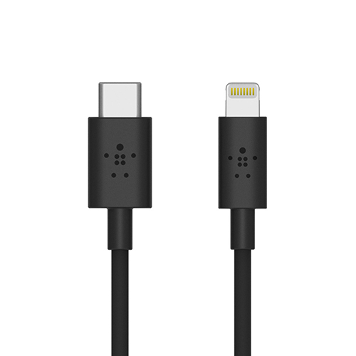 Belkin Boost Charge USB-C Cable with Lightning Connector (F8J239BT04-BLK)