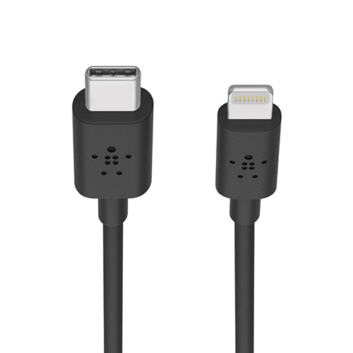 Belkin Boost Charge USB-C Cable with Lightning Connector (F8J239BT04-BLK)