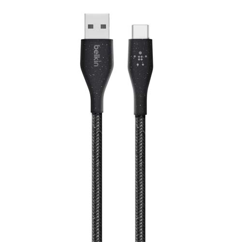 Belkin 6 Feet DuraTek Plus USB-C to USB-A Cable with Strap (F2CU069BT06-BLK)