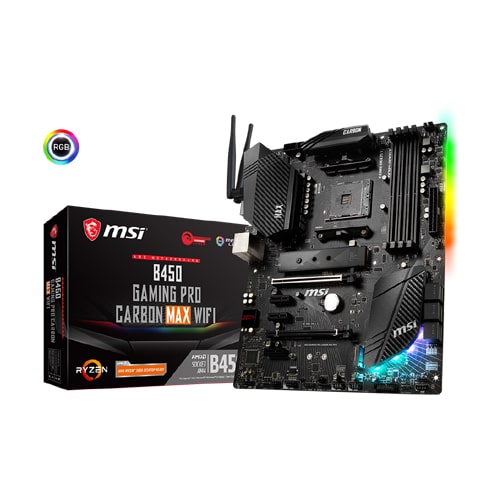 MSI B450 GAMING PRO CARBON MAX WIFI AMD Motherboard