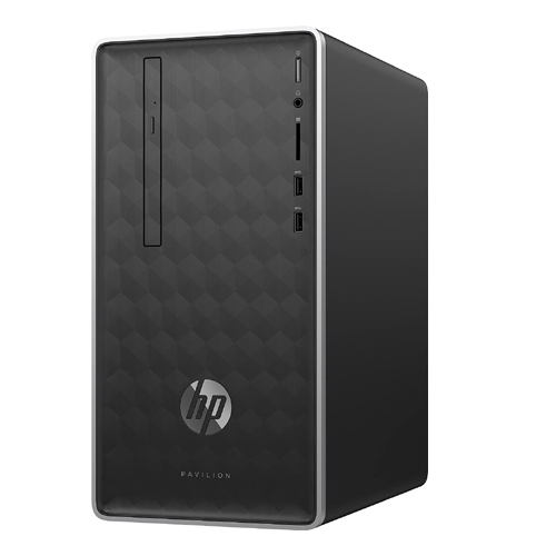HP Pavilion 590-p0207il Desktop PC (AMD Ryzen 3 2200G, 4GB, 1 TB, DOS, Wired KBM)