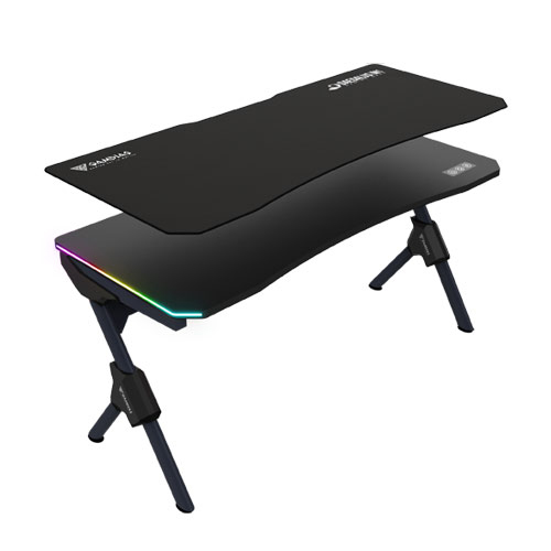 Gamdias Daedalus M1 RGB Gaming Desk - Black-Black