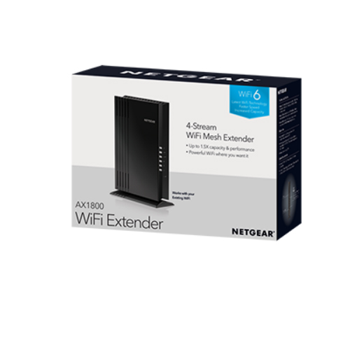Netgear 4-Stream AX1800 WiFi 6 Mesh Extender (EAX20)