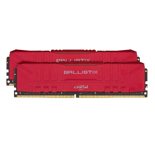 Crucial Ballistix 32GB Kit (2 x 16GB) DDR4-3000 Desktop Gaming Memory - Red (BL2K16G30C15U4R)