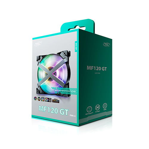 Deepcool MF120 GT 120MM 3-in-1 ARGB Case Fan (DP-GS-F12-AR-MF120GT-3P)