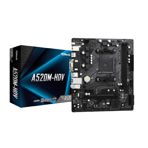 Asrock A520M-HDV AMD Motherboard