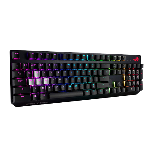 Asus ROG Strix Scope Deluxe RGB Wired Mechanical Gaming Keyboard with RED Cherry MX Switches (XA04-STRIXSCOPE-DX)