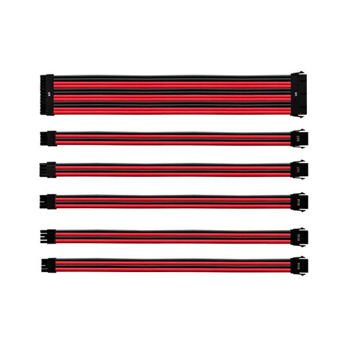 Cooler Master Colored Extension Cable Kit - Red and Black (CMA-NEST16RDBK1-GL)