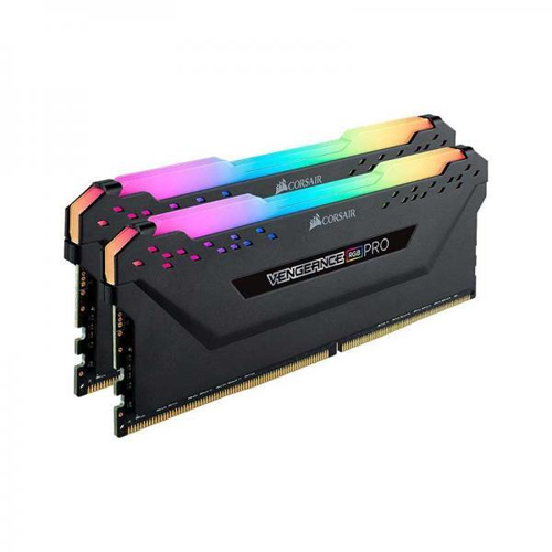 Corsair Vengeance RGB PRO 32GB (2 x 16GB) DDR4 DRAM 3600MHz C18 Memory Kit - Black (CMW32GX4M2D3600C18)