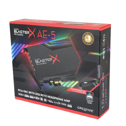 Creative Sound BlasterX AE-5 PCIe Gaming Sound Card (CT-AE-5)