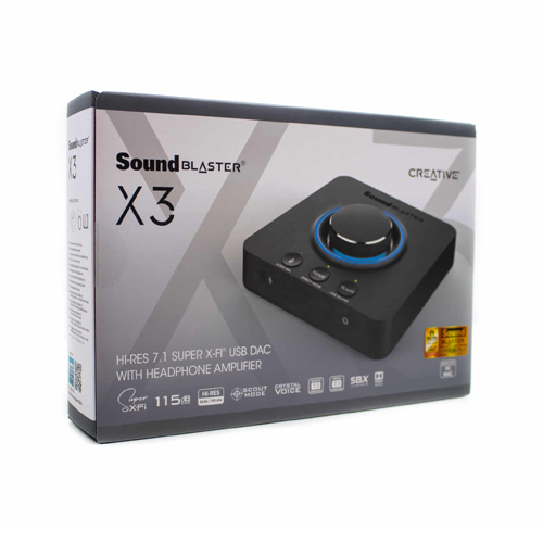 Creative Sound Blaster X3 7.1 External USB DAC and Amp Sound Card (CT-X3)