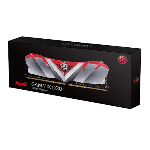 Adata XPG Gammix D30 16GB  (16GB x 1) 3000MHz DDR4 Memory - Red (AX4U3000716G16A-SR30)