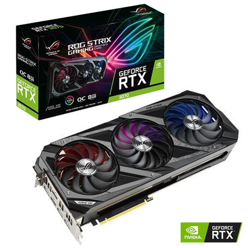 Asus ROG Strix GeForce RTX 3070 8GB GDDR6 (ROG-STRIX-RTX3070-O8G-GAMING)