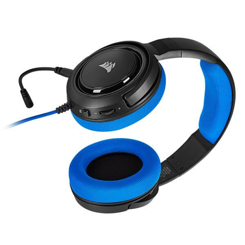 Corsair HS35 Stereo Gaming Headset - Blue (CA-9011196-AP)