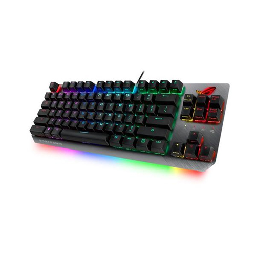 Asus ROG Strix Scope TKL Wired Mechanical RGB Gaming Keyboard - Cherry MX Silver Switches (STRIX-SCOPE-TKL-SV)
