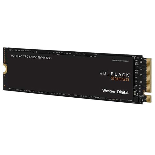 Western Digital Black SN850 1TB NVMe M.2 Internal Solid State Drive - Without Heatsink (WDS100T1X0E)